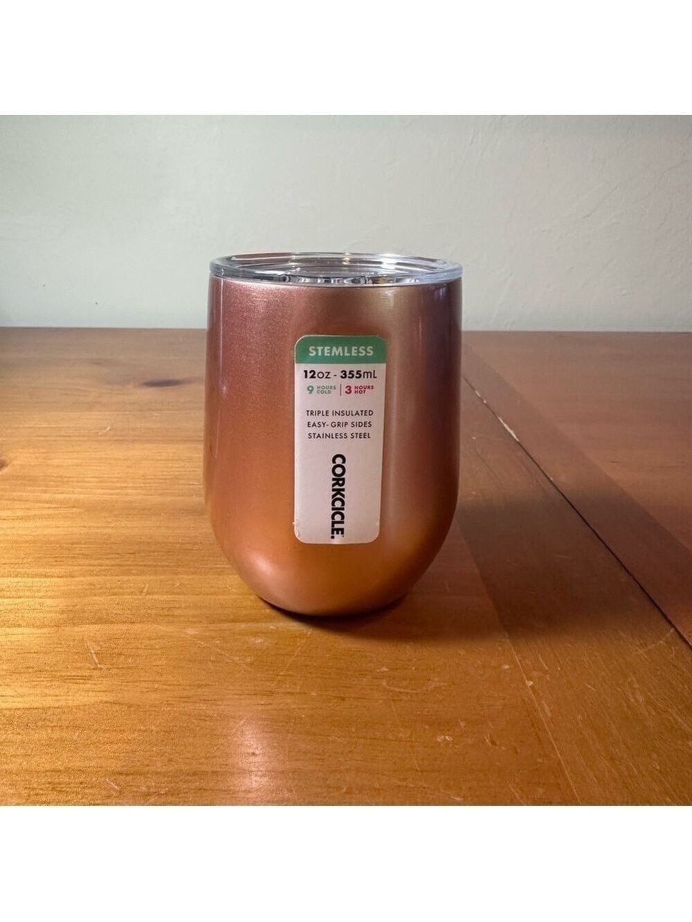 Corkcicle 12 oz Stemless Tumbler